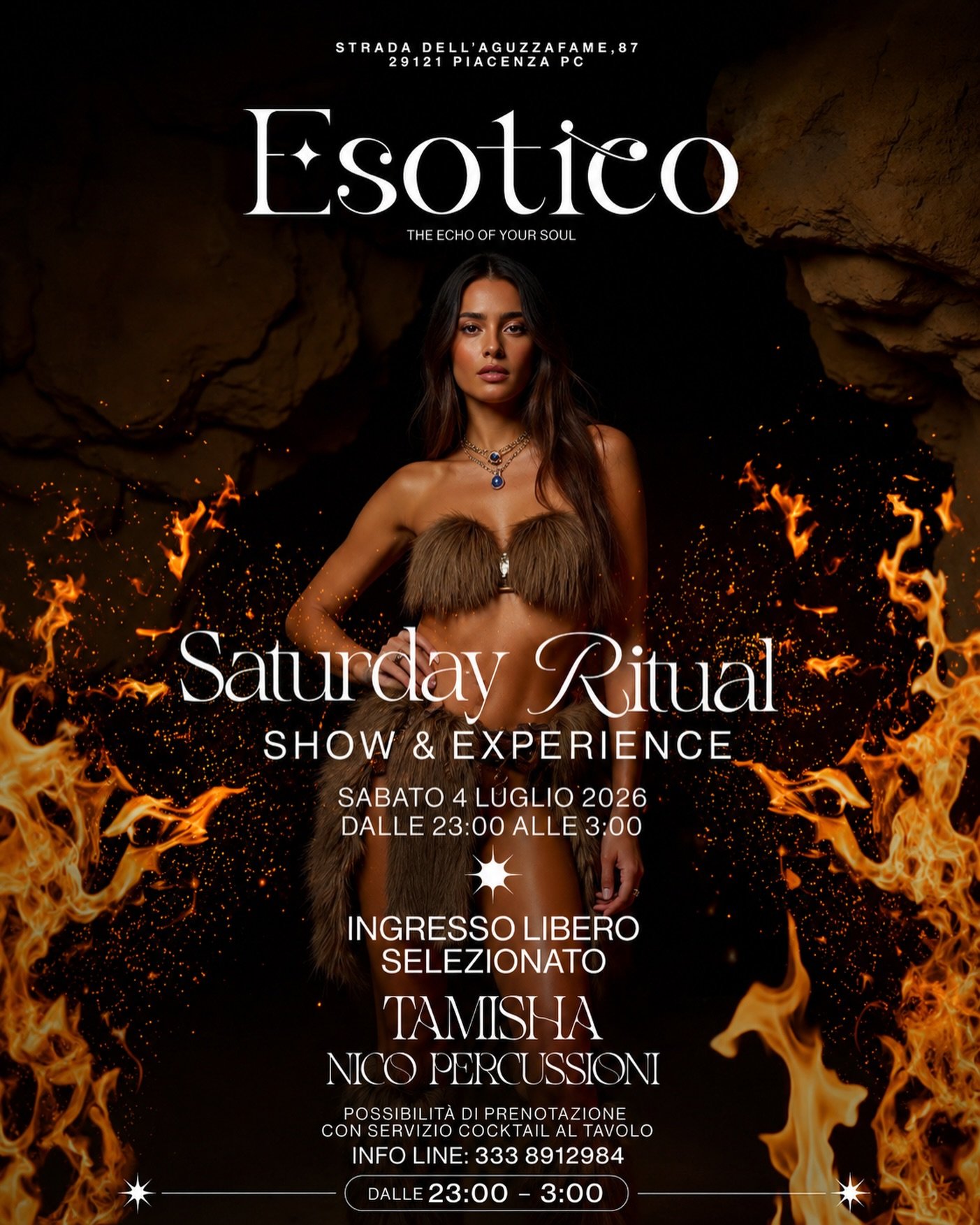 Show e atmosfera Esotico Piacenza